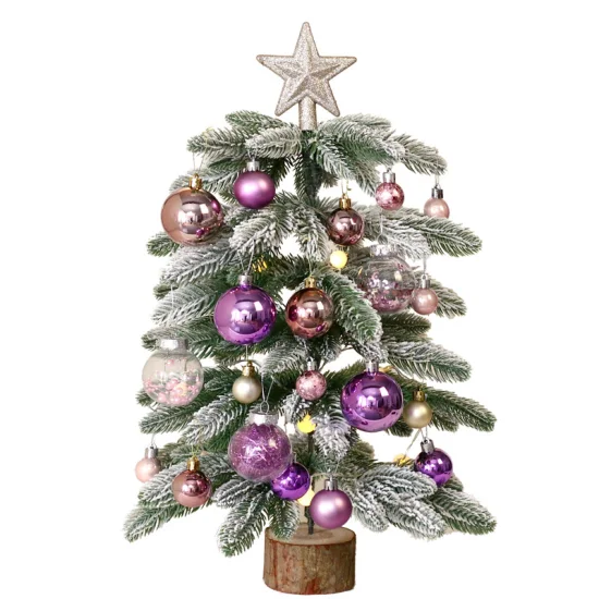 Kleine Weihnachtsornamente, Mini-Weihnachtsbaum, Tischdekoration, Tannenzapfen-Weihnachtsbaum für Partyzubehör
